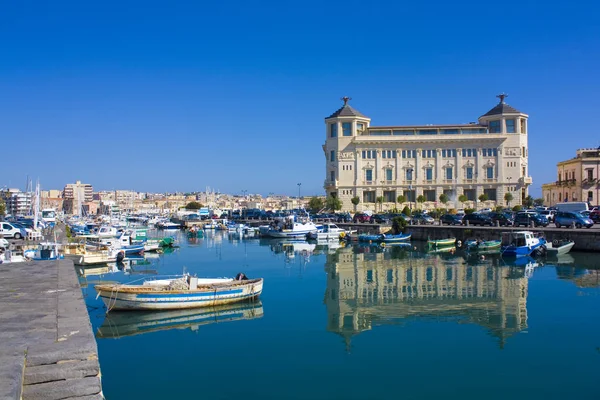 Uitzicht Vanaf Brug Van Umberto Syracuse Sicilië Italië — Stockfoto