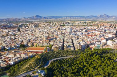 İspanya, Saint Ferdinand Kalesi 'nden Alicante Panoraması