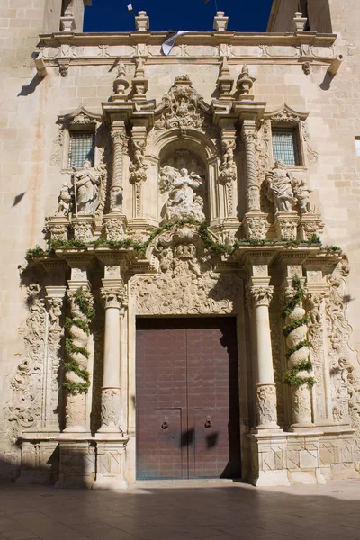 Fragment Basilica Santa Maria Alicante Spain — Stock Photo, Image