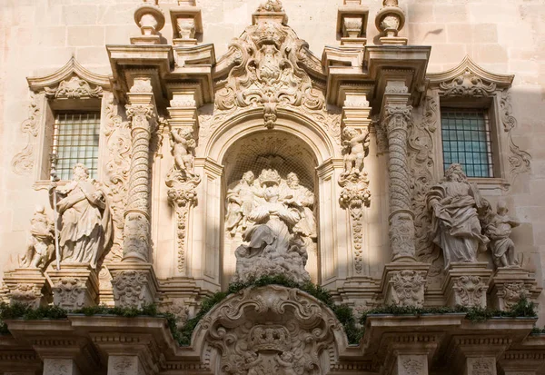 Fragment Basilica Santa Maria Alicante Spanyolország — Stock Fotó