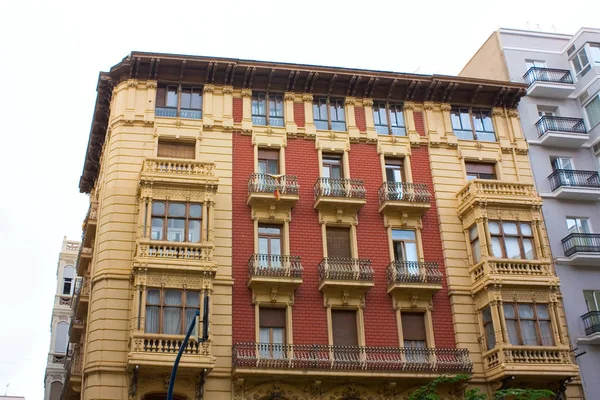 Schönes Gebäude Der Altstadt Von Alicante Spanien — Stockfoto