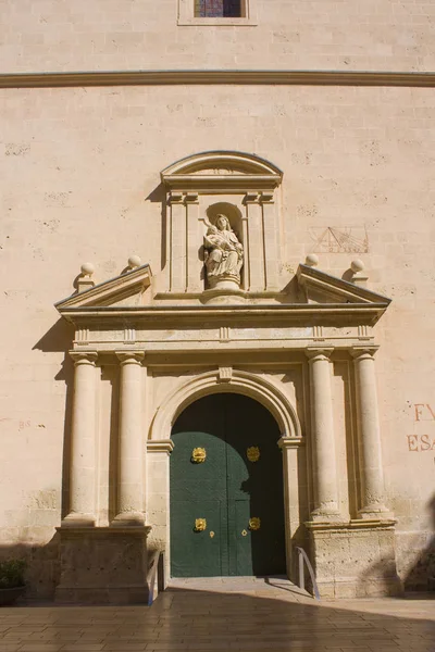 Frammento Della Cattedrale San Nicola Alicante Spagna — Foto Stock