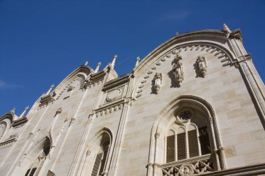 Valencia, İspanya 'daki eski tarihi bina (Asilo del Marques de Campo)