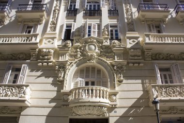 İspanya 'nın Valensiya şehrindeki güzel tarihi bina