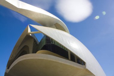 Valencia, İspanya - 17 Ekim 2019: Reina Sofya Sanat Sarayı Valencia, İspanya