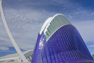 VALENCIA, SPAIN - 17 October, 2019: Agora at theCity of Arts and Sciences in Valencia, Spain