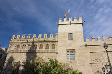 İpek Borsası (veya La Lonja de la Seda) Valencia, İspanya