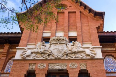 Valencia Mercado 'nun bir parçası - İspanya, Valencia' daki merkez pazar