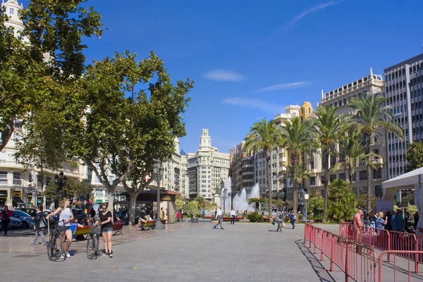 Valencia Spanje Oktober 2019 Stedelijk Leven Straat Van Oude Stad — Stockfoto