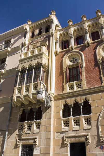 Hermoso Edificio Histórico Casco Antiguo Valencia España — Foto de Stock