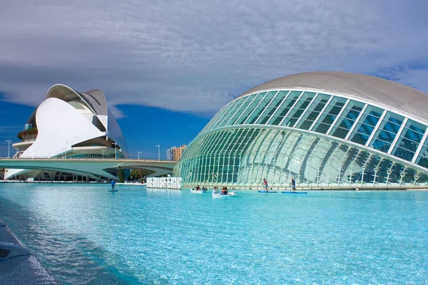 Valencia Spain October 2019 Hemisphere Imax City Arts Sciences Valencia — 스톡 사진