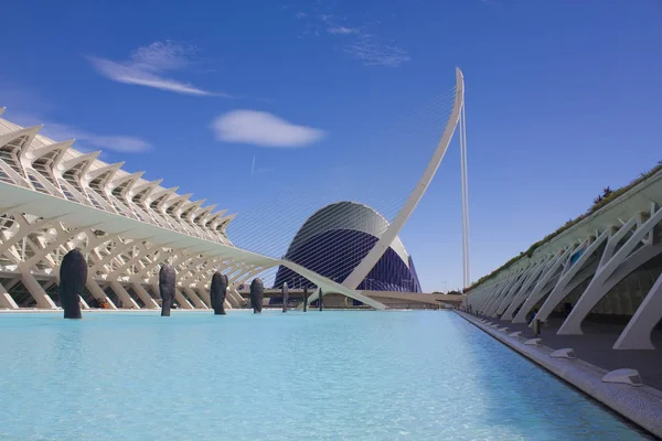 Valencia Espagne Octobre 2019 Ville Des Arts Des Sciences Valence — Photo