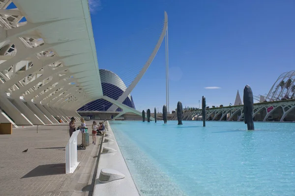 Valencia Spanien Oktober 2019 Vetenskapens Och Konstens Stad Valencia Spanien — Stockfoto