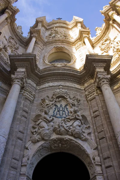 Fragmento Catedral Valência Valência Espanha — Fotografia de Stock