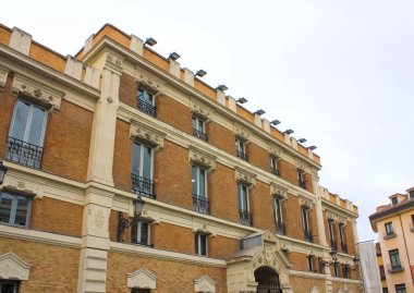 Madrid, İspanya 'daki Plaza de la Villa' daki Cisneros Evi