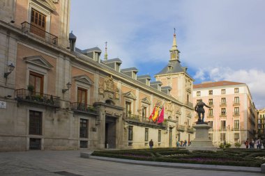 İspanya 'nın Madrid kentindeki Old Town Hall (ya da Casa de La Villa)