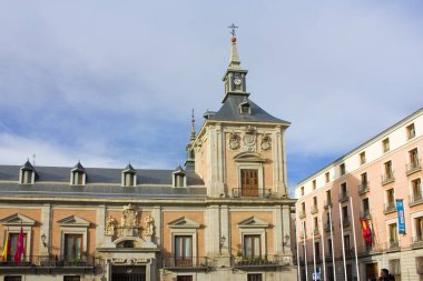 İspanya 'nın Madrid kentindeki Old Town Hall (ya da Casa de La Villa)