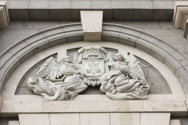 Madrid, İspanya 'daki Almudena Katedrali' nin Parçası 