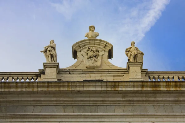 Fragmento Del Palacio Real Madrid España —  Fotos de Stock