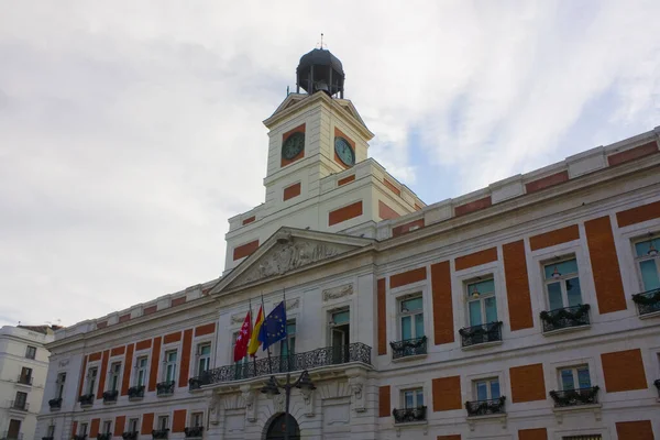 Koninklijk Postkantoor Puerta Del Sol Madrid Spanje — Stockfoto