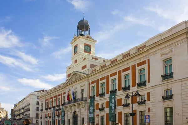 Madrid España Enero 2020 Royal Post Office Puerta Del Sol — Foto de Stock