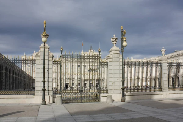 Palais Royal Madrid Espagne — Photo