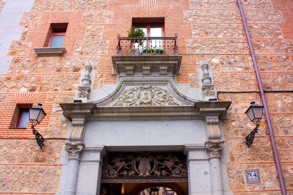 Fragment Des Cisneros Hauses Der Plaza Villa Madrid Spanien — Stockfoto