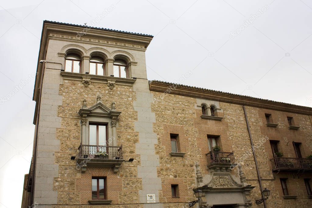 Cisneros House at Plaza de la Villa in Madrid, Spain