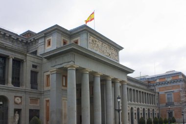 MADRID, İspanya - 17 Ocak 2020: Madrid Prado Müzesi, İspanya