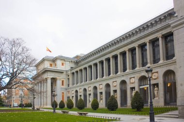 MADRID, İspanya - 17 Ocak 2020: Madrid Prado Müzesi, İspanya
