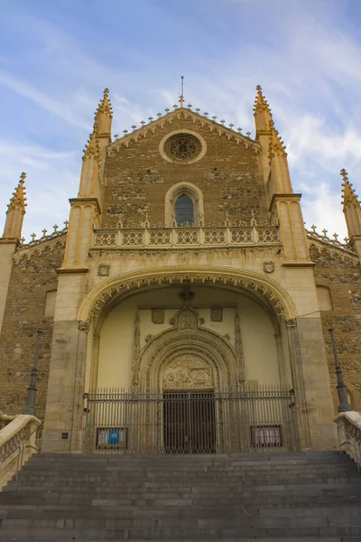 Kerk San Jeronimo Realo Madrid Spanje — Stockfoto