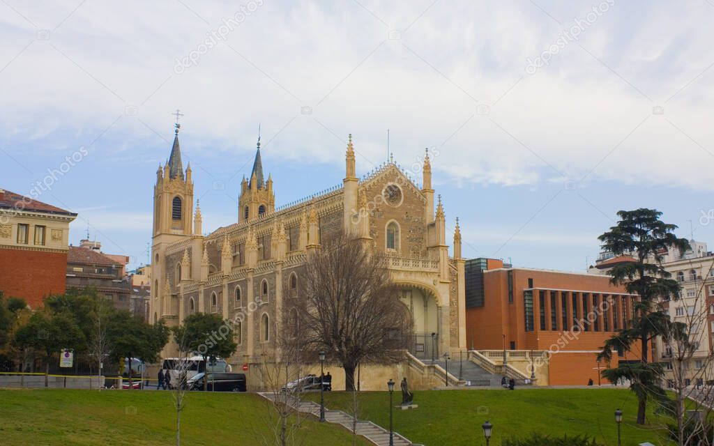 Church San Jeronimo el Realo in Madrid, Spain