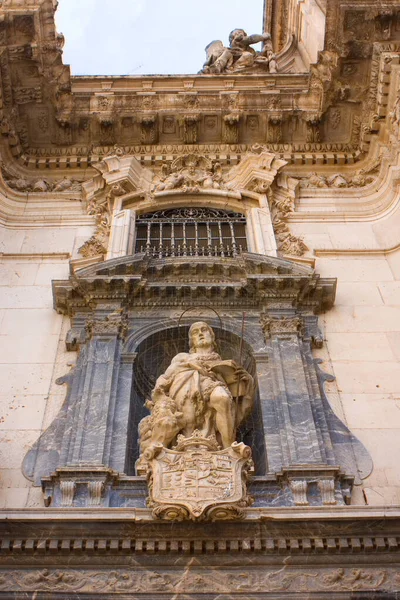 Fragment Cathedral Church Saint Mary Murcia Spain — Stock Photo, Image