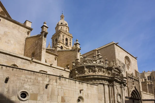Fragment Der Kathedrale Der Heiligen Maria Murcia Spanien — Stockfoto