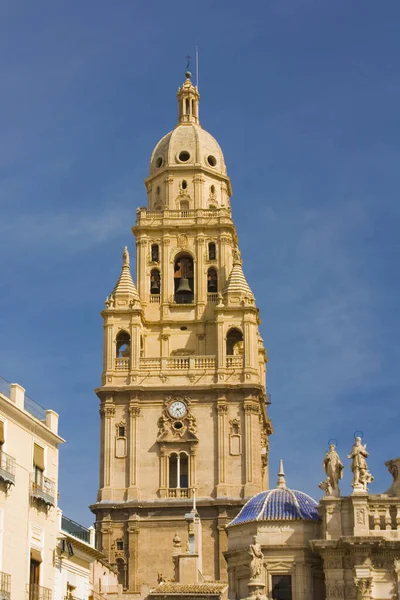 Campanario Catedral Santa María Murcia España — Foto de Stock