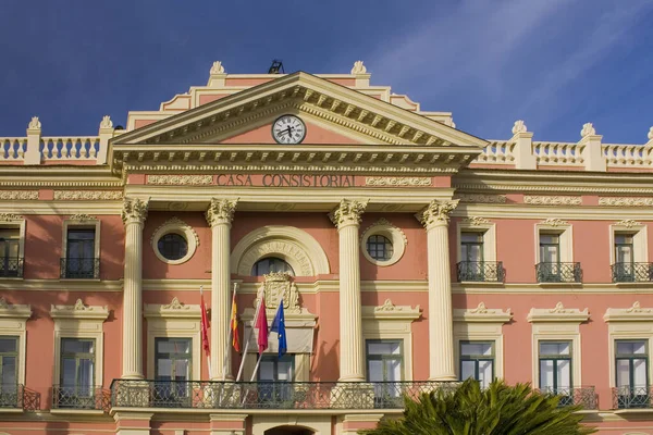 Stadhuis Casa Consistorial Murcia Spanje — Stockfoto