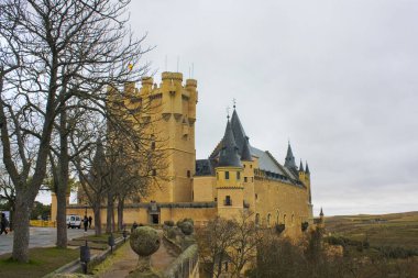 İspanya, Segovia 'daki Alcazar Kalesi