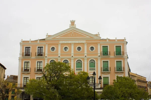 Teatro Juan Bravo Plaza Mayor Segovia España — Foto de Stock