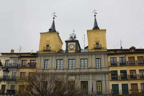 Spanya Segovia Daki Plaza Belediye Başkanı Nın Mimarisi — Stok fotoğraf