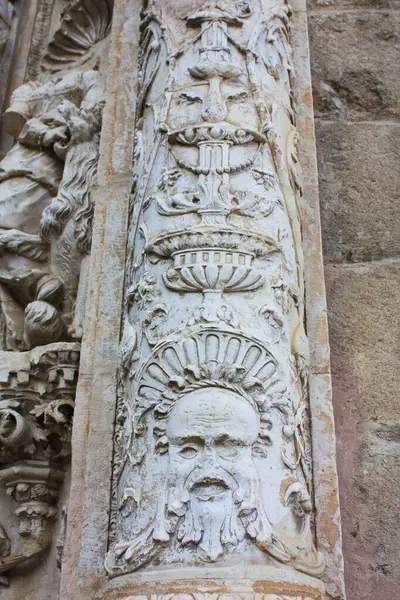 Fragment Van Het Museum Van Santa Cruz Toledo Spanje — Stockfoto