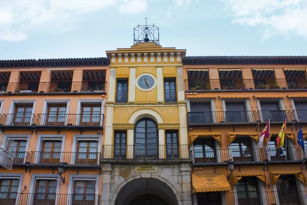 Arquitectura Plaza Zocodover Toledo España — Foto de Stock