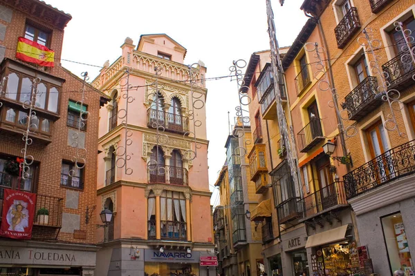 Toledo España Enero 2020 Edificios Históricos Antiguos Casco Antiguo Toledo —  Fotos de Stock