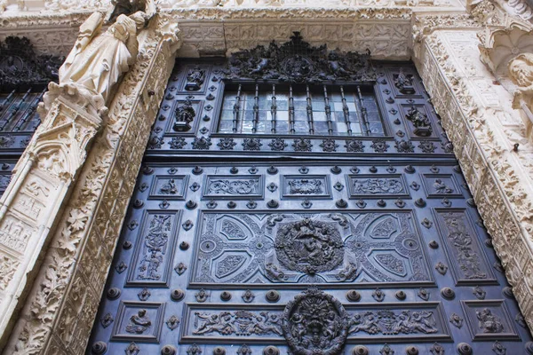 Porte Cathédrale Sainte Marie Tolède Espagne — Photo