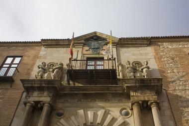 TOLEDO, İspanya - 10 Ocak 2020: Toledo Başpiskoposluğu, İspanya
