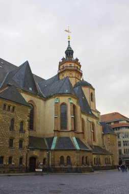 Leipzig, Almanya 'daki Aziz Nikolaikirche Kilisesi