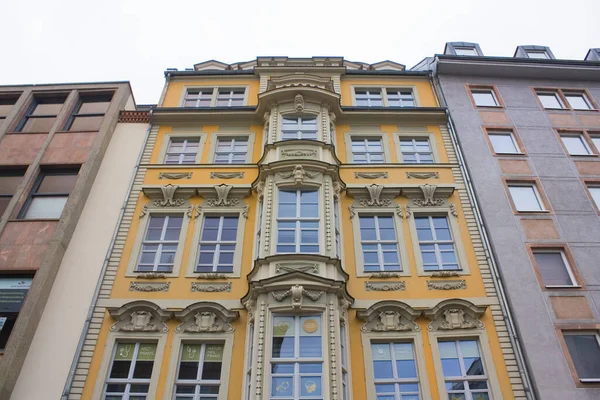 Beau Bâtiment Dans Vieille Ville Leipzig Allemagne — Photo