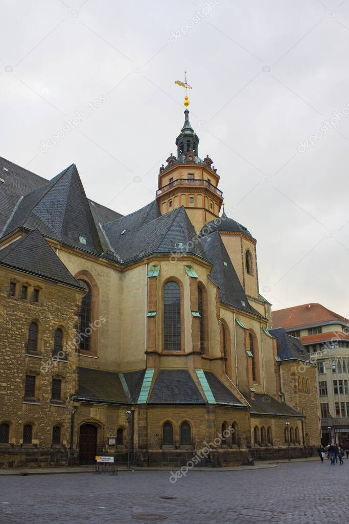 St. Nicholas Church (Nikolaikirche) in Leipzig, Germany