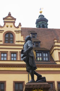 Leipzig, Almanya 'daki Goethe Anıtı