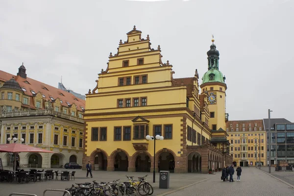 Leipzig Alemanha Março 2020 Altes Rathaus Old Town Hall Leipzig — Fotografia de Stock