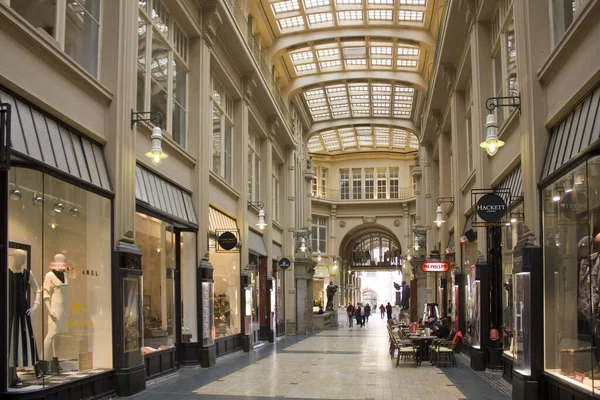 马德勒通道 莱比锡著名的购物中心 — 图库照片